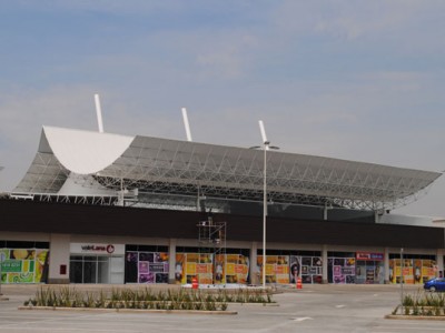 Vista del domo del Centro Comercial Plaza Centella